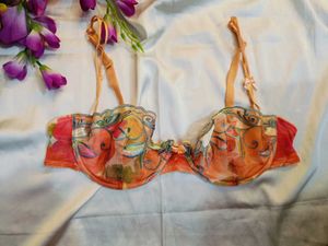 🇳🇿💫🎀Vibrant Floral Print Balconette Bra