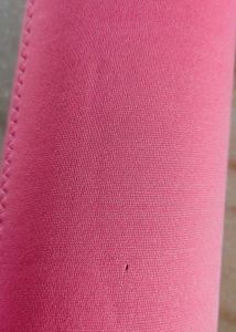 Reusable Glass Water Bottle with Pink Sleeve