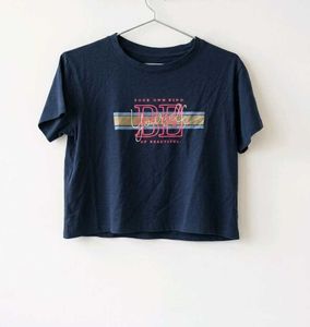 Graphic Print Crop T-Shirt