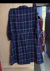 Plaid Shirt Dress