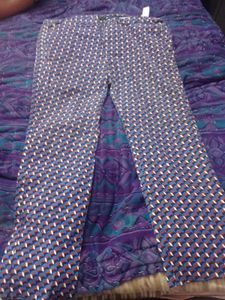 Geometric Print Pants