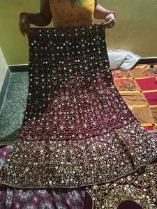 🔥New Wedding lehanga 💕💯 heavy  Merrar Wark
