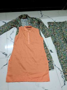 Unique Floral Print 3-Piece Outfit