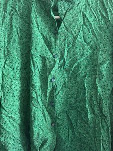 Green Floral Top