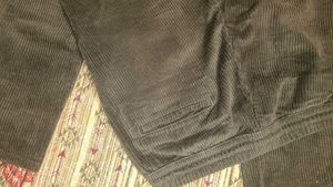 Olive Green Corduroy Joggers