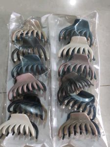 Set of 12 Stylish Claw Clips
