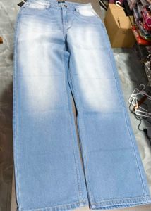 Light Wash Wide Leg Jeans