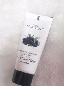 Sage Activated Charcoal 3 In 1 Mud Mask