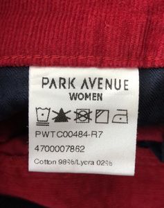 Red Slim Fit Trousers (Women’s)