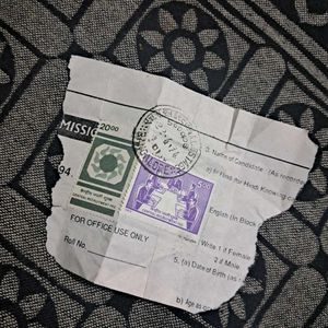 1990s rare "Central Recruitment Fee" stamps