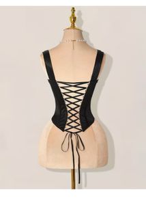 ON SALE🔥Black Corset Top with Sheer