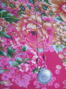 Silver Colour Pendent For Women