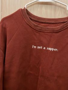 Embroidered Sleeve Sweat