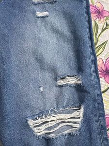 Trendy Ripped Wide-Leg Jeans