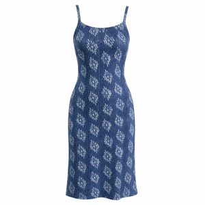 Blue Ikat Print Kurti