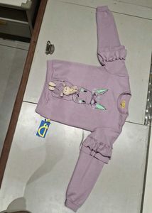Cute Purple Bunny Sweatshirt