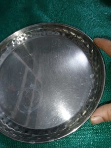 Vintage Stainless Steel Plate