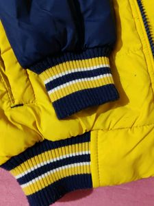 Jacket For Boys Blue N Yellow