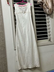 Elegant White Ethnic Gown