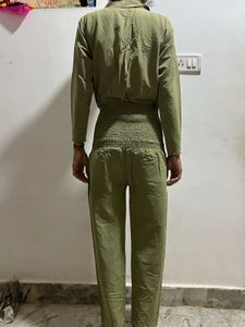 Olive Green Jumpsuit