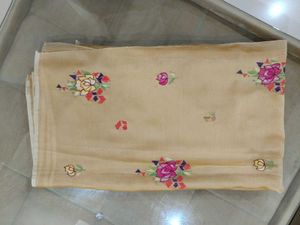 Beautiful Gold Silk Saree