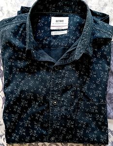Men Half Sleeves Branded Shirt