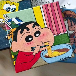Cartoon Canvas Art ( only 1 )