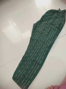 Green Printed Kurta Set