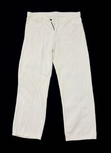 White Wide Leg Baggy Denim Jeans