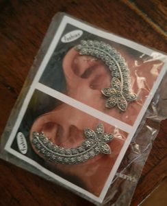 Flower Ear Cuff Earrings