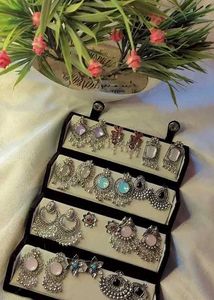 Oxidised Earrings Jewellery Set