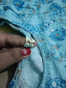 Floral Print Kurta