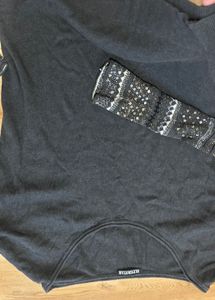 Bling Grey Knit Sweater