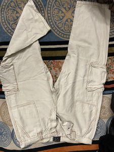 Fugazee White Carpenter Cargo 6 Pocket