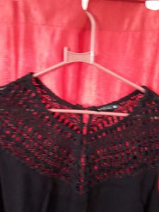 Stylish black Crochet Top