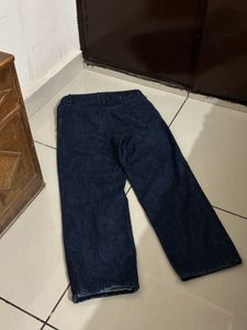 Classic vintage Blue Denim Wide Leg Pants