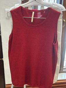 Red Mettalic Top