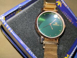 Crestello Gold Mesh Watch