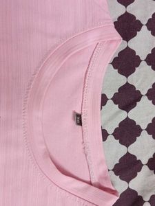Pink Casual T-Shirt