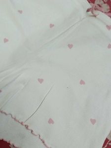 Cute Heart Print Shorts