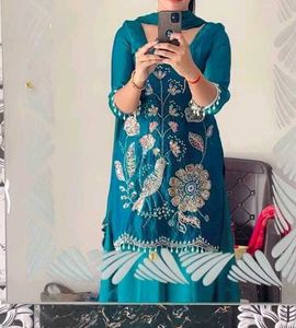 Beautiful 😍❤️ party wear kurta set with dupatta
