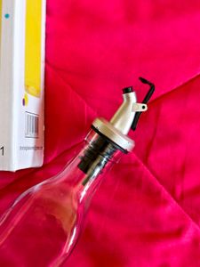 Glass Oil/Vinegar Dispenser Bottles (2Pcs)