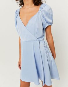 Tally Weijl Satin Wrap Dress