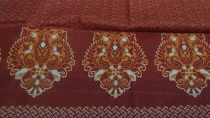 Maroon Cotton Saree