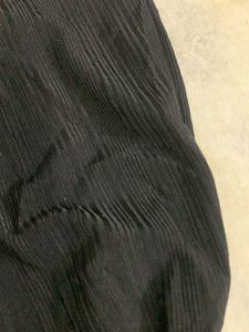 Black Crinkle Palazzo Pants