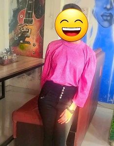 Sparkly Pink Top
