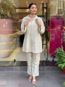 Indo-Western Premium Chanderi Silk Co-ord