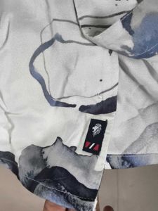 Men's Floral Print Short Sleeve Shirt
