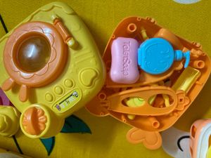 Cute Duck Family Laundry Playset Toy
