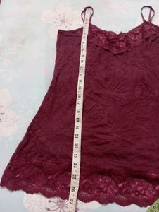 Purple Lace Mini Dress
